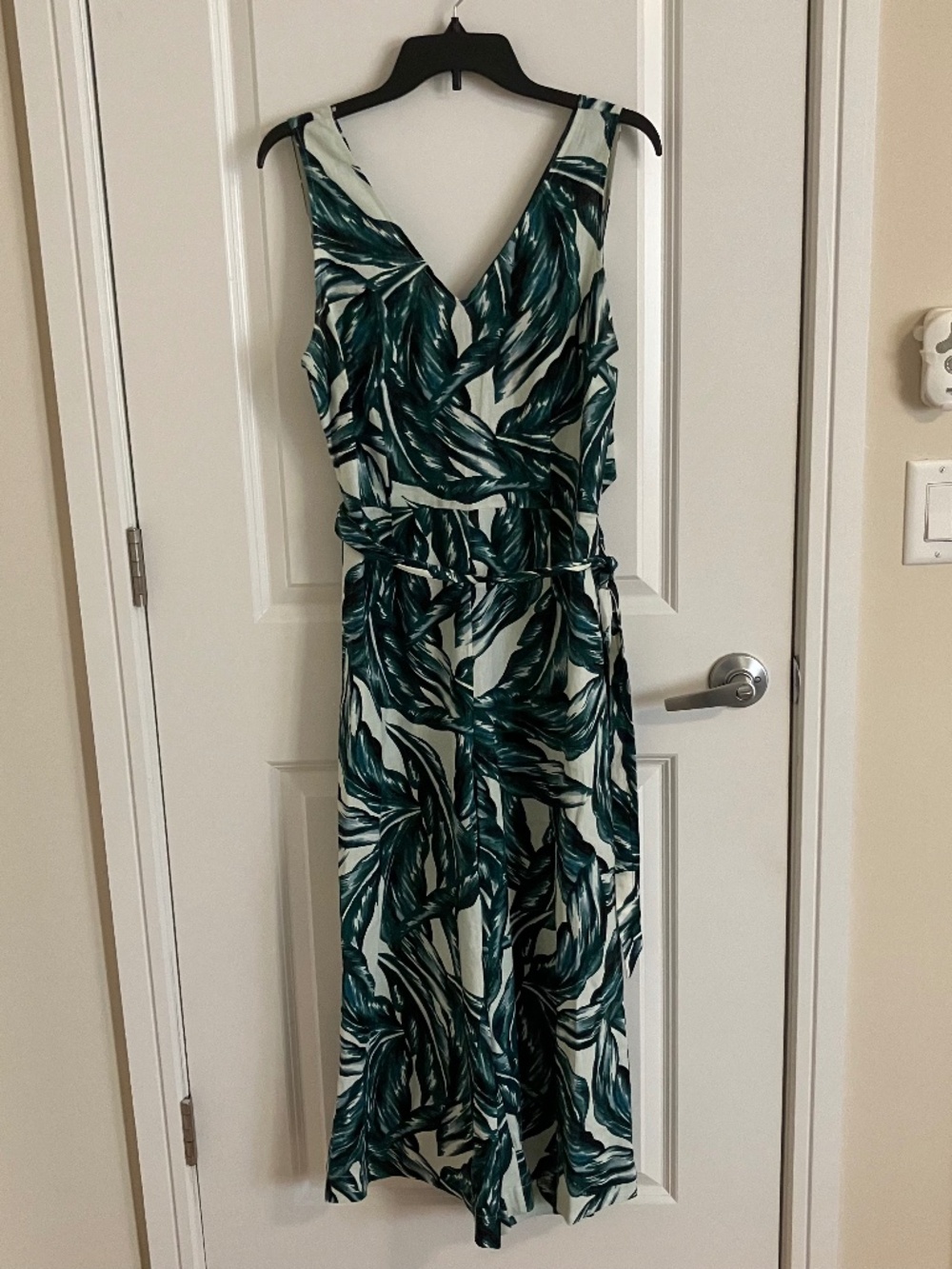 Who What WearWomen's Tropical Palm Print Jumpsuit